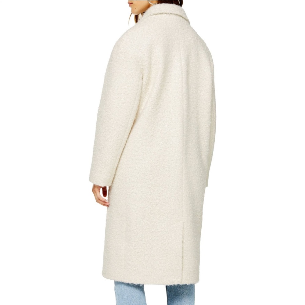Topshop Petite Boucle Coat - Picture 2 of 10